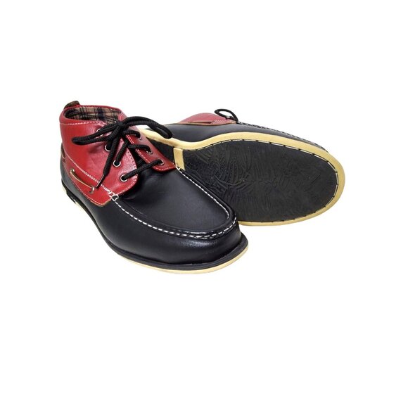 brixton mens high top leather two tone lace up loafers - Picture 5 of 5